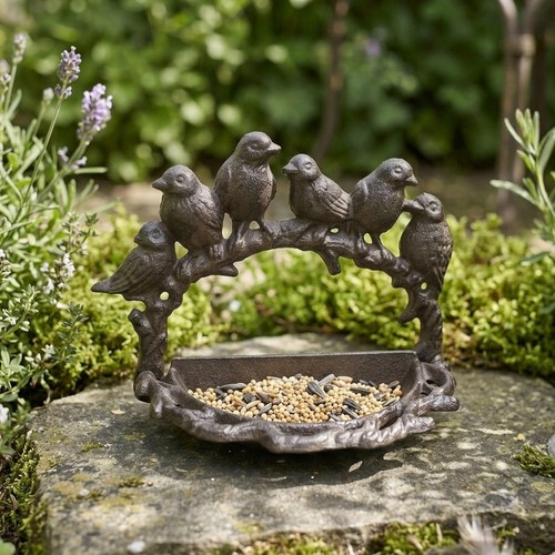 Mangeoire oiseaux fonte - mangeoire,