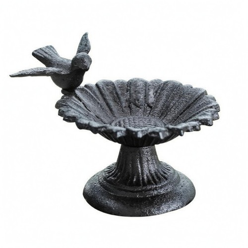 Mangeoire oiseaux fonte socle - fonte,